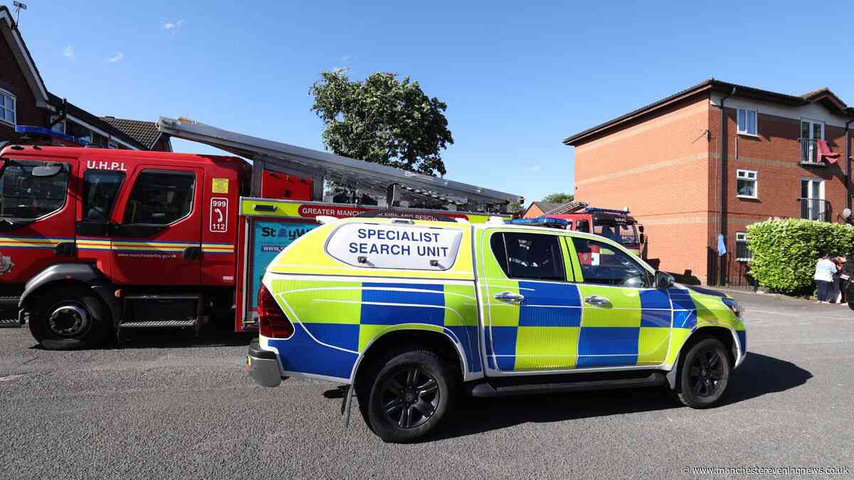Man arrested on suspicion of biological weapons offence as police find possible hazardous substances in Salford flat