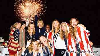 Red, white, and I do! Travis Kelce hints his and Taylor Swift's star-studded wedding could see the return of her legendary 'Taymerica' bash