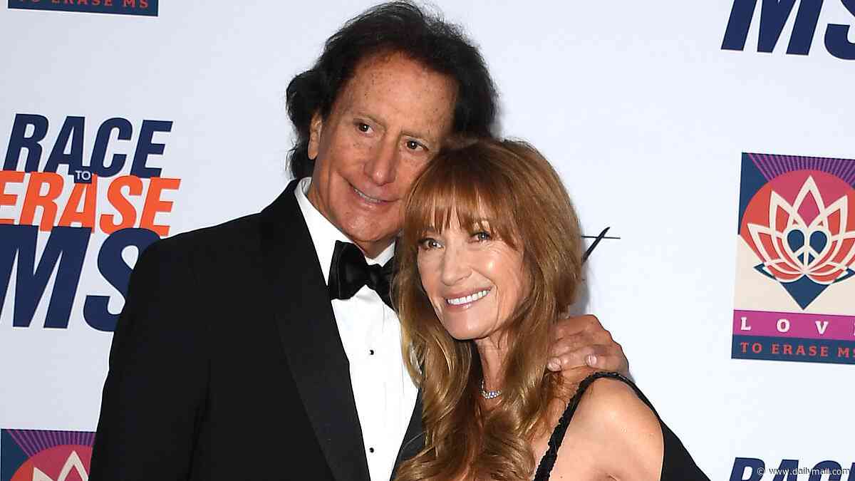 Jane Seymour, 75, hints she's engaged to John Zambetti as she flashes a diamond ring on THAT finger while sharing she's 'madly in love'