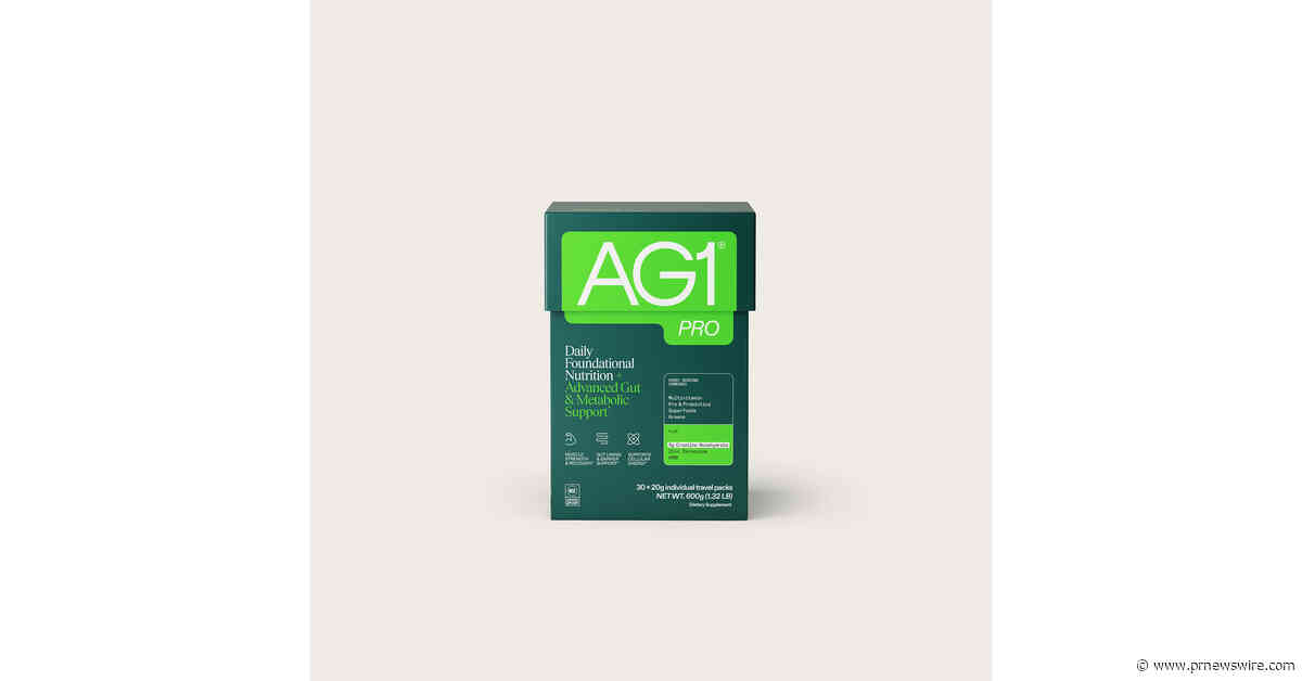 AG1 LAUNCHES AG1 PRO WITH CREATINE AND MORE FOR ADVANCED MUSCLE AND GUT SUPPORT