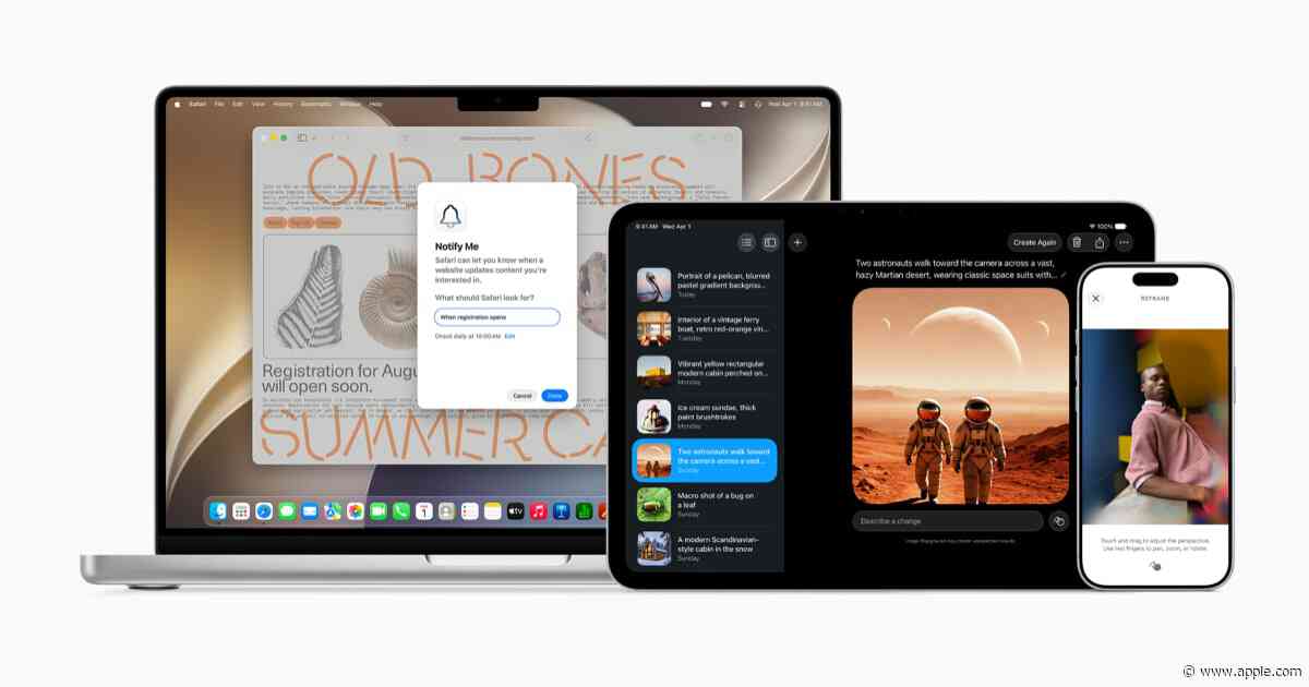 Apple Intelligence brings powerful AI capabilities into everyday experiences