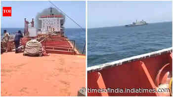 Sanctioned vessel hit by US strike, 24 Indian crew members evacuated