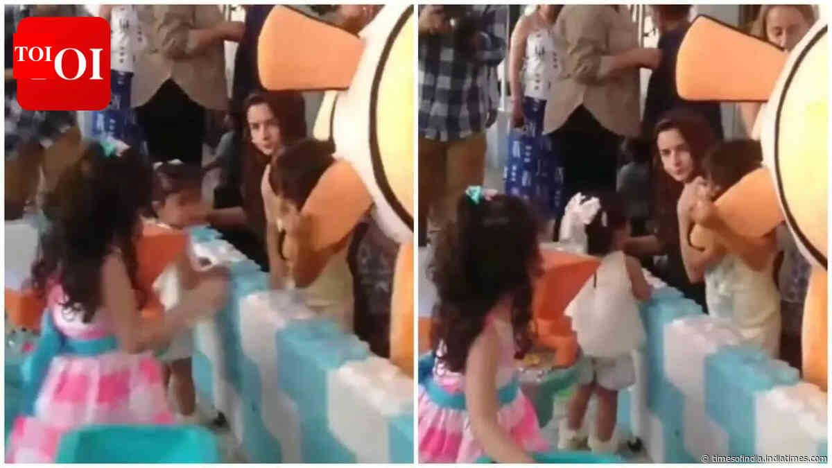 Alia, Raha steal hearts at Varun's daughter Lara's birthday bash