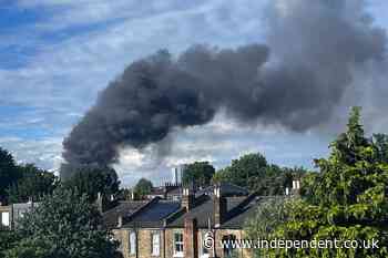 Bermondsey fire updates: Huge blaze at London recycling centre with black smoke seen from miles away