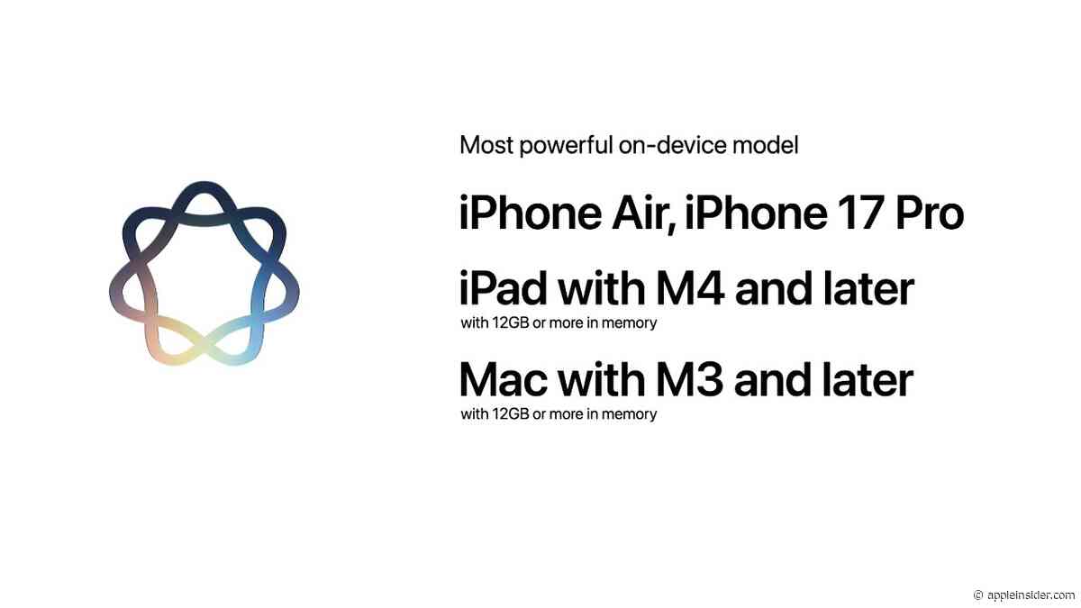 Major new Apple Intelligence features limited to the newest iPhones & Macs