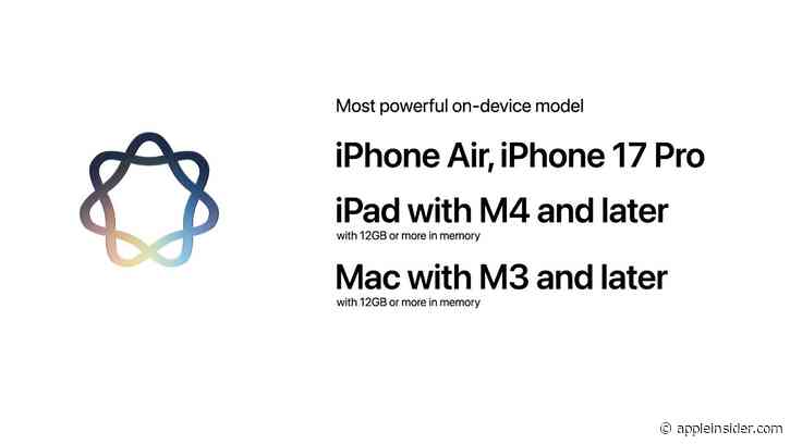 Major new Apple Intelligence features limited to the newest iPhones & Macs