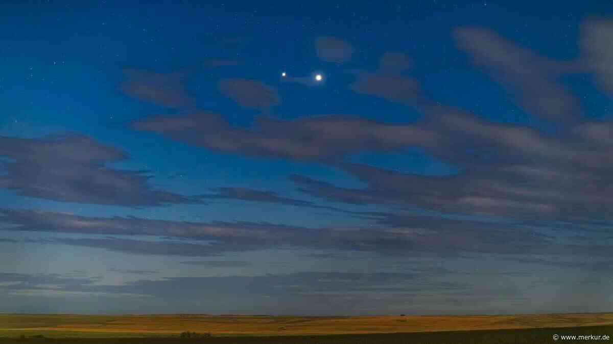 Venus und Jupiter bilden heute Abend den „Doppel-Abendstern“ – So sehen Sie das Himmelsspektakel