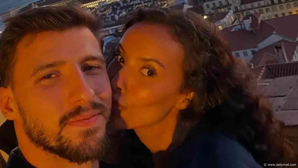 Maya Jama's ex Ruben Dias 'gets back in touch with former flame Daniela Melchior as she watches his pre-World Cup tie' after he denied cheating on the presenter