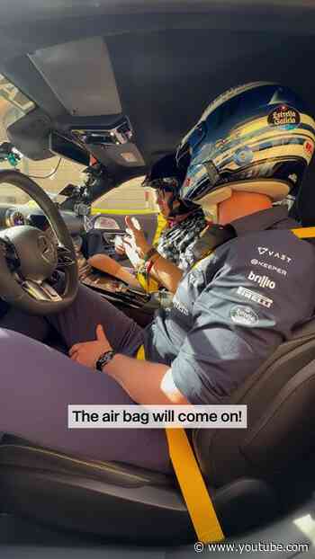 "James Vowles the Team Principal, is running the hot lap?" 😂  #f1