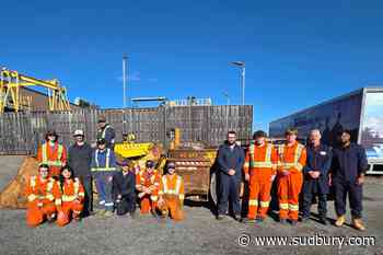 Vale makes extra-large donation to Cambrian heavy equipment students