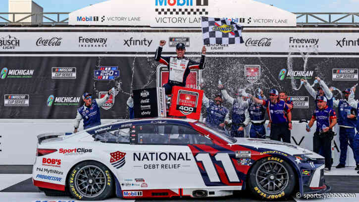 NASCAR Standings After Michigan: Denny Hamlin Slashes Tyler Reddick’s Lead
