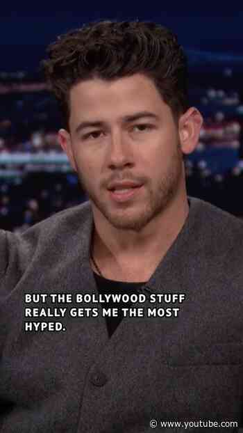 #NickJonas says #Bollywood music is what “really gets him the most hyped” before a show!