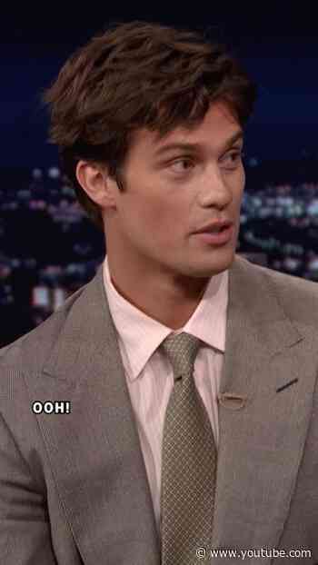 #NicholasGalitzine won’t say whose wedding is featured in #RedWhiteAndRoyalWedding 👀 #FallonTonight