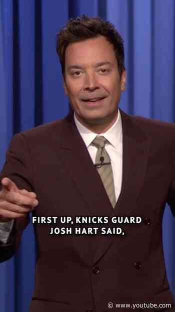 Jimmy uses #NBA players’ last names to show how excited they are for the finals 🤣 #FallonTonight