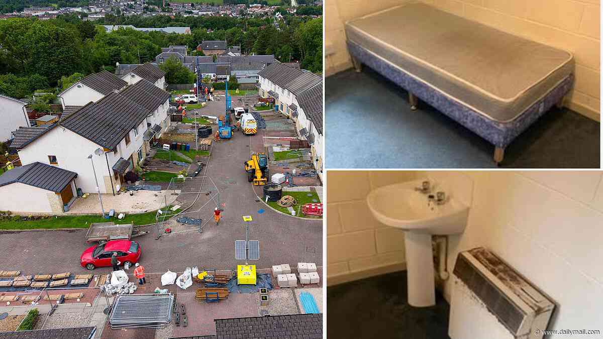 Jails are better than this! Desperate families slam 'filthy, damp' digs after mining village is evacuated