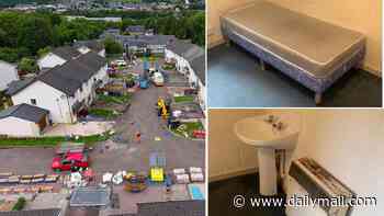 Jails are better than this! Desperate families slam 'filthy, damp' digs after mining village is evacuated