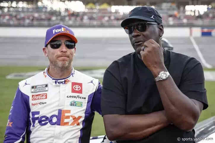 “Will Never Forget That Voice”- Denny Hamlin Openly Corrects Michael Jordan With Iconic Tribute to NASCAR’s Last Gentleman
