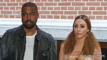 Kanye West's wife Bianca Censori almost pops out of her nude suit on his 49th birthday after she calls him her '4ever'
