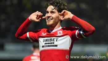 Race for Middlesbrough's in-demand star Hayden Hackney set to intensify with Crystal Palace readying a bid - topping Everton's latest proposal