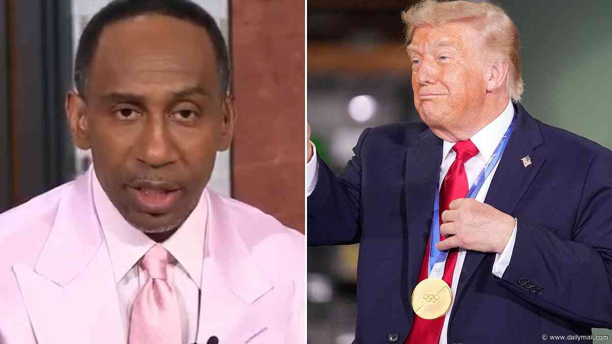 Trump is 'selfish and narcissistic' for going to watch the Knicks in the NBA Finals, Stephen A Smith claims