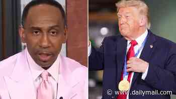 Trump is 'selfish and narcissistic' for going to watch the Knicks in the NBA Finals, Stephen A Smith claims