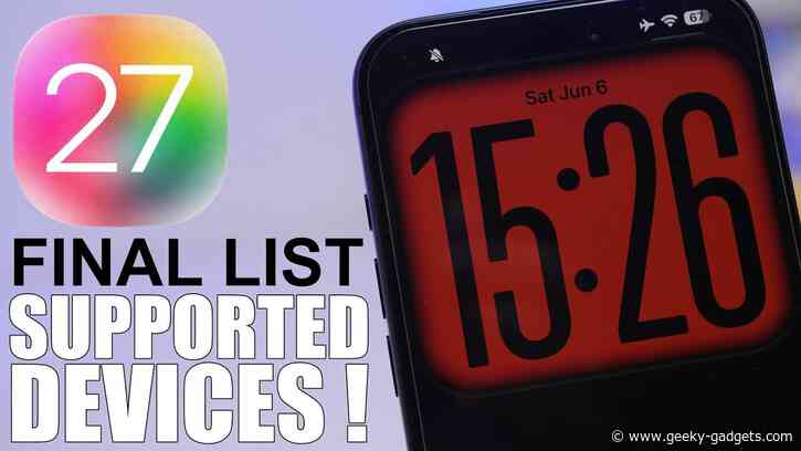 Will Your iPhone Get iOS 27? the Final Supported Devices List