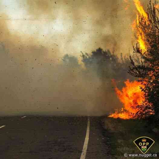 OPP North East Region forest fire travel safety reminder
