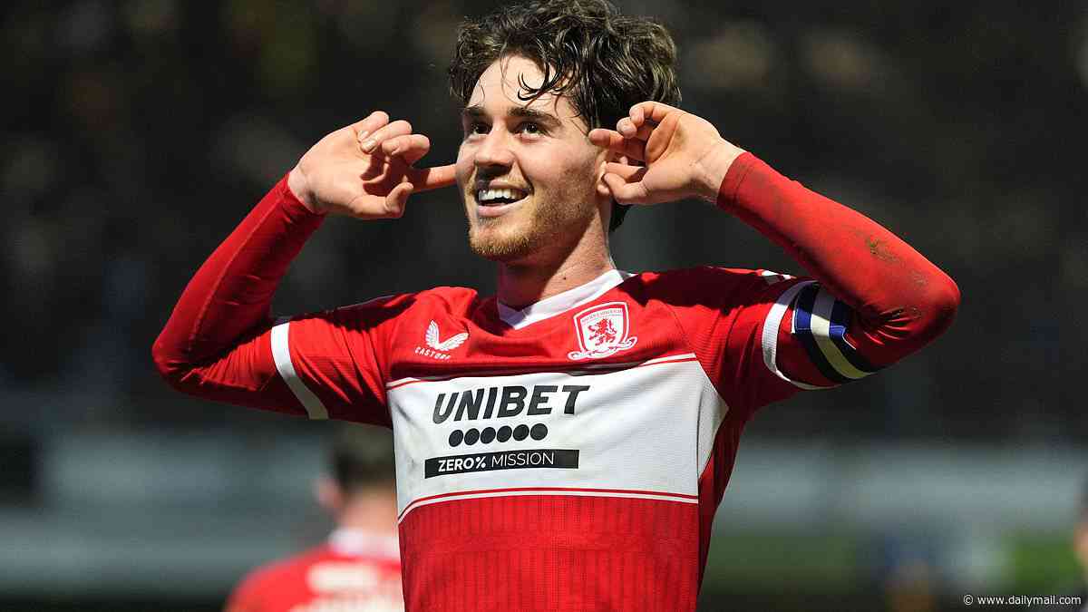 Race for Middlesbrough's in-demand star Hayden Hackney set to intensify with Crystal Palace readying a bid - topping Everton's latest proposal