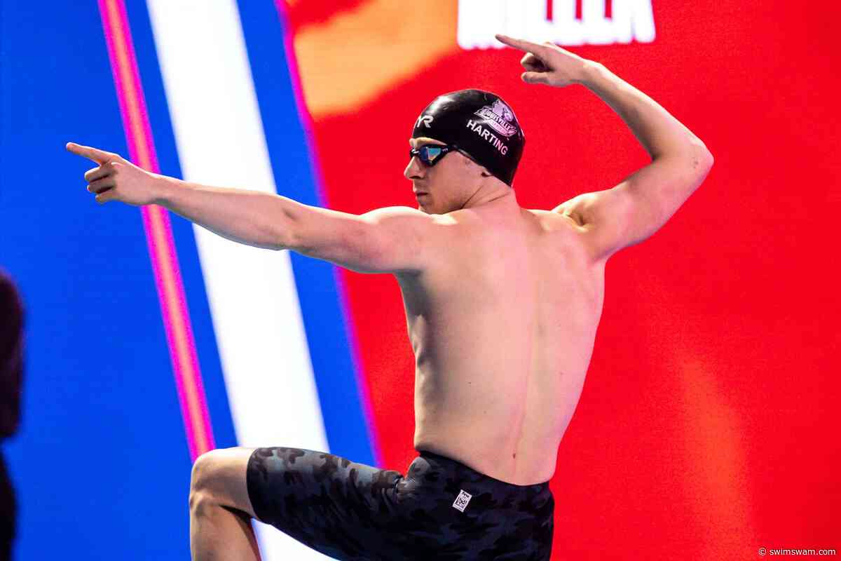 US Olympian Zach Harting Takes Part in Grown-Up Swimming in Denver