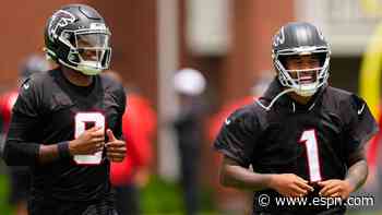 Falcons say no QB1 battle until Penix fully health...