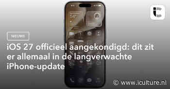 iOS 27 officieel aangekondigd: dit zit er allemaal in de langverwachte iPhone-update