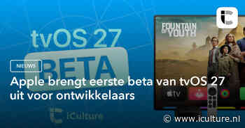 Apple brengt eerste beta van tvOS 27 uit voor ontwikkelaars