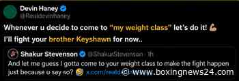 Devin Haney Tells Shakur Stevenson To Move Up, Says He’ll Fight Keyshawn Davis Instead