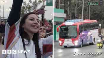 Iran's World Cup football team arrives in Mexico amid US visa row