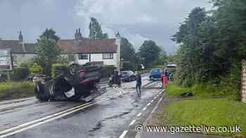 Dramatic accident in North Yorkshire village prompts calls for speed limit reduction