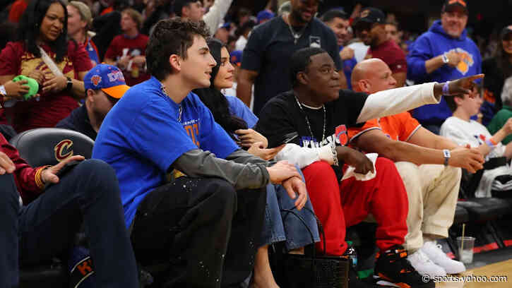Timothée Chalamet, Ben Stiller among stars at MSG's 'Celebrity Row' for Game 3 of the NBA Finals