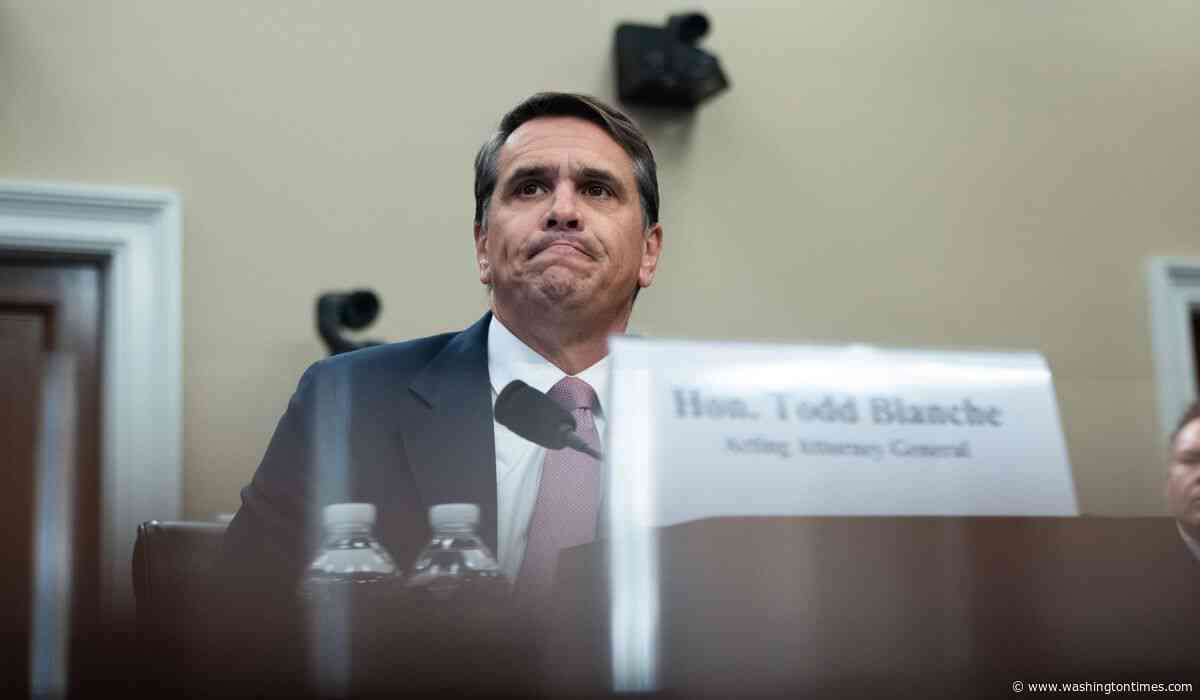 Trump nominates Todd Blanche to permanent post as attorney general
