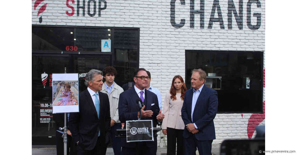 Los abogados John Gomez y Ron Simon anuncian la primera demanda en Kebab Shop E. Coli Outbreak Outside Downtown San Diego Restaurant