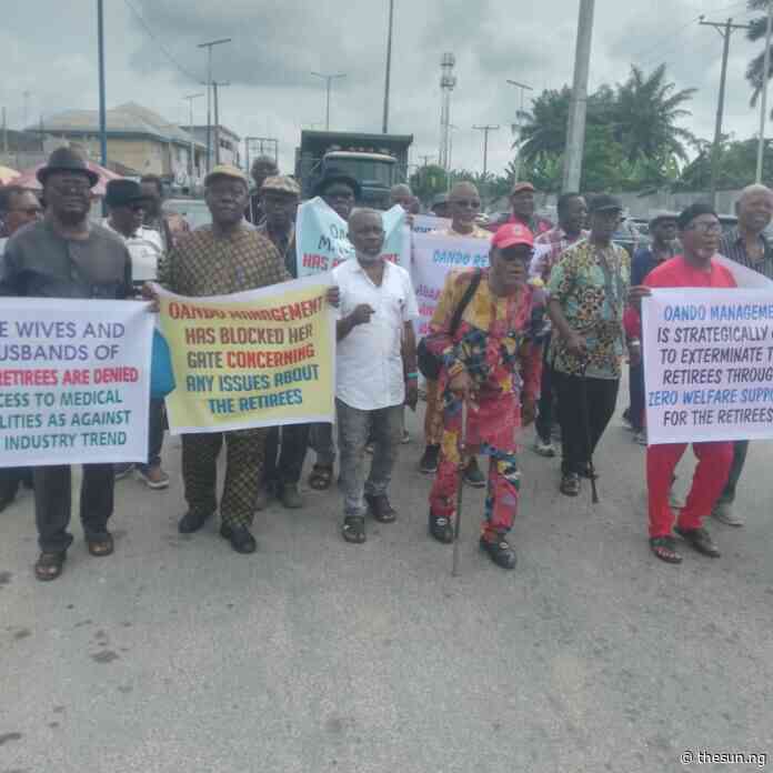 Agip retirees protest 17 years unpaid pension arrears