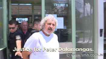 Murder suspect Jason Dalamangas yells at cameras in Greece