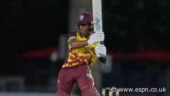 Auguste, Andrew and Springer recalled to West Indies' T20I squad