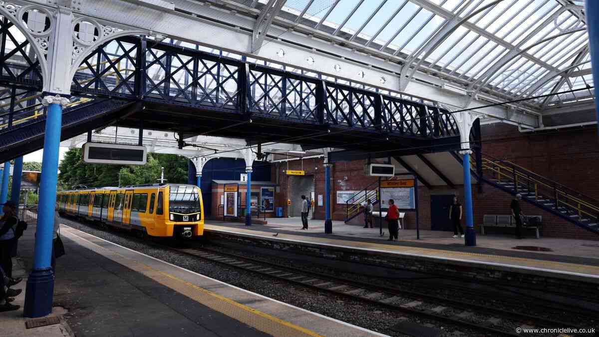 Whitley Bay Metro footbridge finally reopens after storm damage three years ago