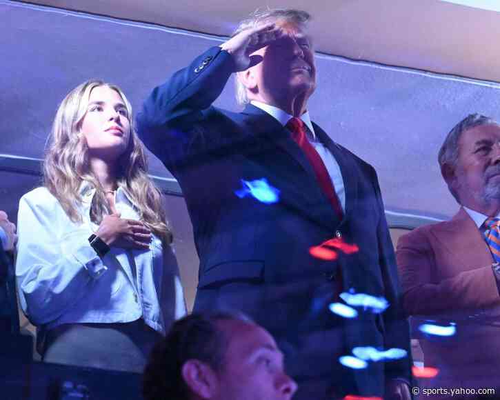 Donald Trump given hostile reception as New York crowd boos and jeers president at NBA finals