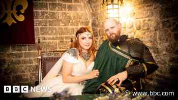 'I love the chaos' - bride's medieval wedding sparks drive for all-female combat team