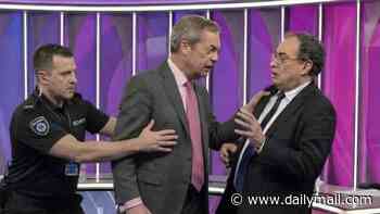 'I would never take it that far!' Nigel Farage responds to 'bizarre' AI deepfakes of him fighting Bank of England chief Andrew Bailey on BBC Question Time set