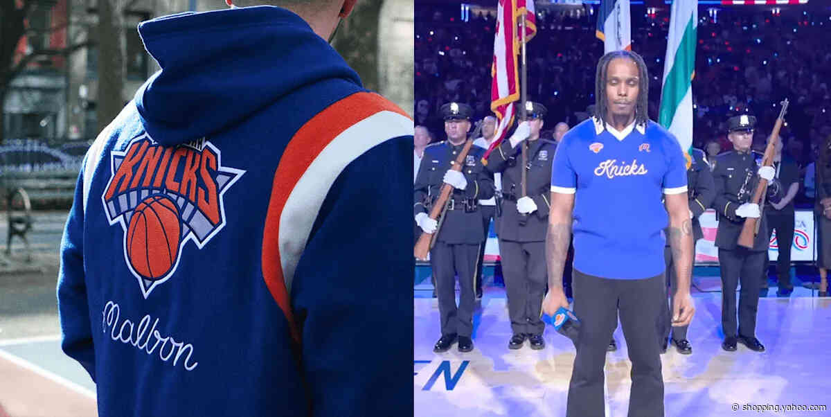 Avery Wilson Wins the Anthem, Wearing a Sold-Out Malbon x Knicks Polo
