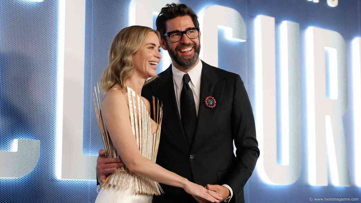 Emily Blunt and John Krasinski pack on the PDA for US red carpet premiere
