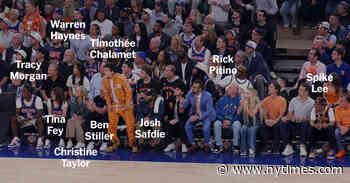 See the Famous Faces at the Knicks Game at Madison Square Garden