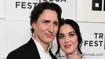 Katy Perry and boyfriend Justin Trudeau look totally loved up as they make their red carpet debut at New York's Tribeca Film Festival