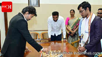 Praggnanandhaa praises CM Vijay after chess match